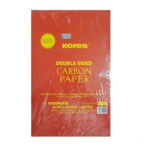 Kores Double Sided Pencil Carbon Paper Black - 29/II 