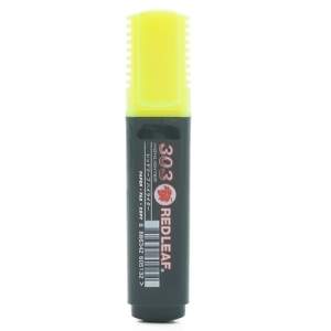Red Leaf Highlighter Pen-Yellow