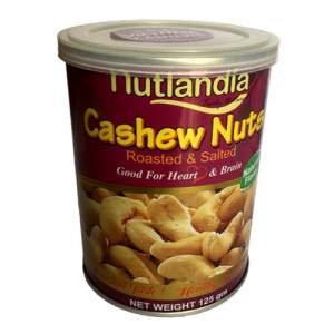 Nutlandia Cashew Nuts (Roasted & Salted) - 125 gm