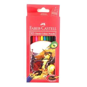 Faber Castell Classic Color Pencil - 12 Pcs (Long)