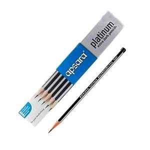 Apsara Platinum Pencil, ExtraDark - 2B 