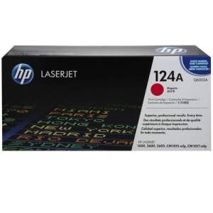 Color Laser Genuine HP Toner 124A Magenta 