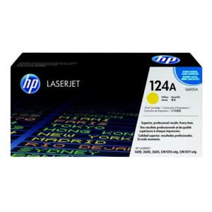 Color Laser Genuine HP Toner 124A Yellow 