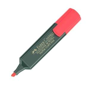 Faber Castell Highlighter Pen-Red