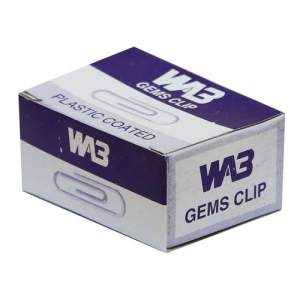 WA3 Mini Gems Clip Plastic - 25 Pcs Box