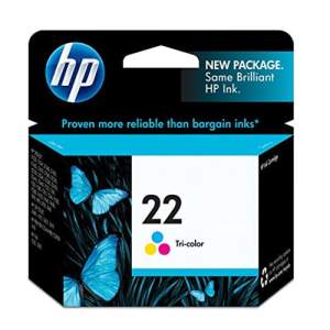 Genuine Cartridge HP 22 Tri-Color 