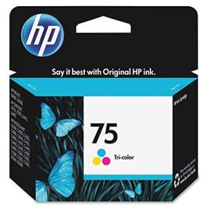Genuine Cartridge HP 75 Tri-Color 