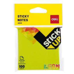 Sticky Notes Single Color - 100 Sheets
