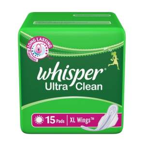 Whisper Ultra Clean XL Wings - 15 pads